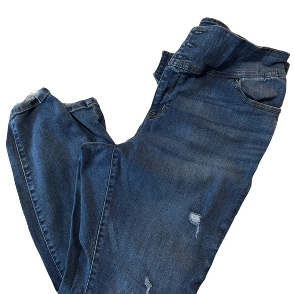 Lane Bryant Denim - Lane Bryant Flex Magic Waist Band High Rise 3 Button Jeggings Size 18